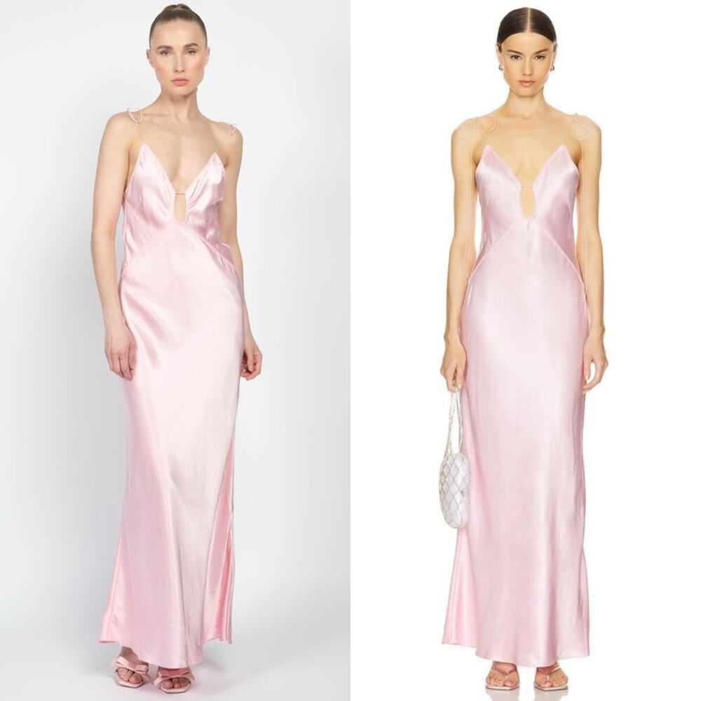 Anna October Pink Maxi Dress